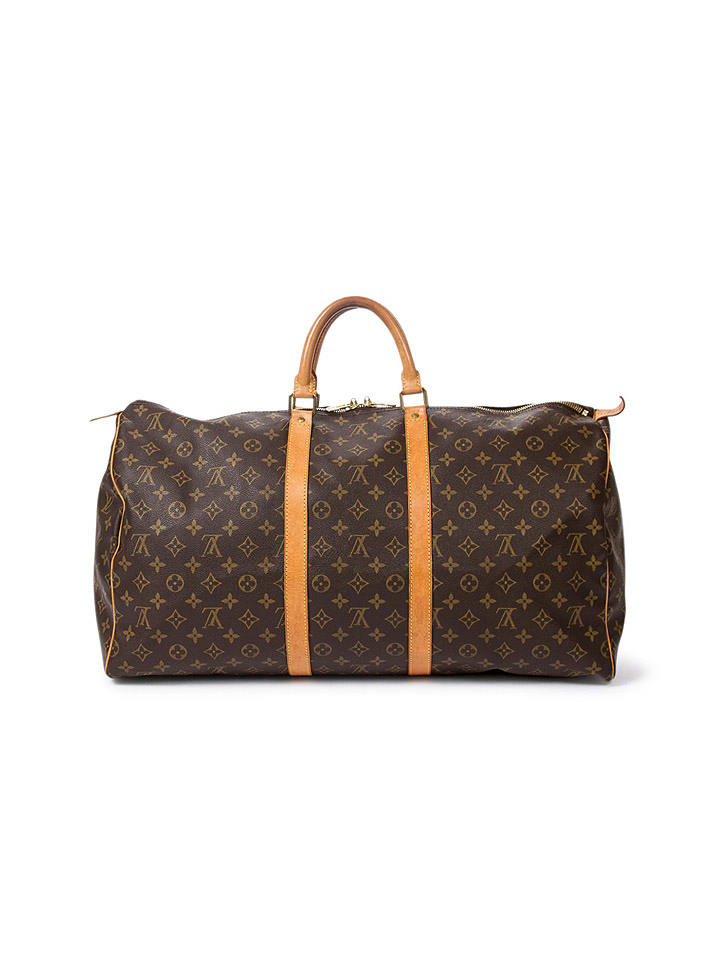 Louis Vuitton Torba podróżna "Keepall" w kolorze brązowym - 55 x 28 x 25 cm rozmiar: onesize