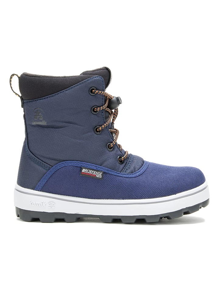 Kamik Botki zimowe "Spencerk" w kolorze niebieskim rozmiar: 35