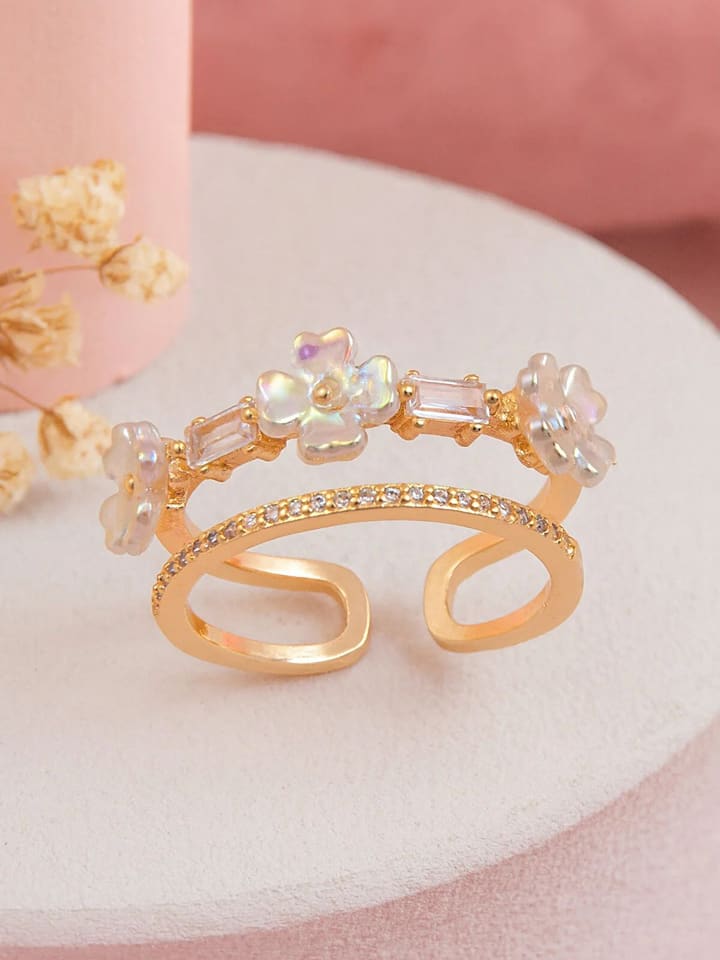 Lodie Silver Pierścionek z cyrkoniami rozmiar: onesize