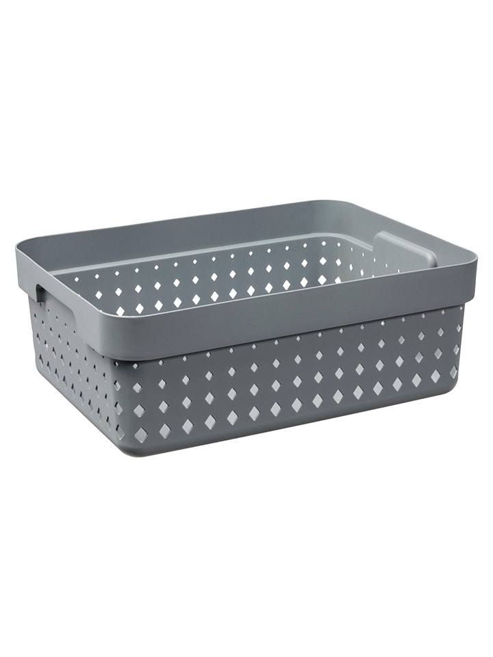 NHG Kosz w kolorze szarym - 26,8 x 13,1 x 35,7 cm rozmiar: onesize