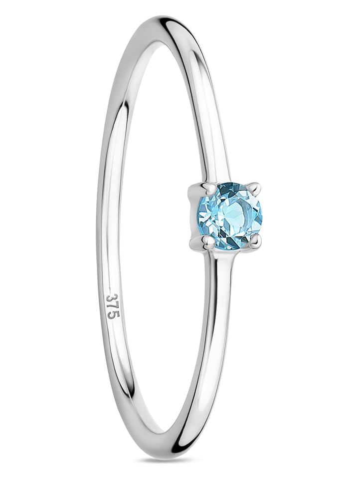 Diamant Exquis Złoty pierścionek z topazem rozmiar: 50