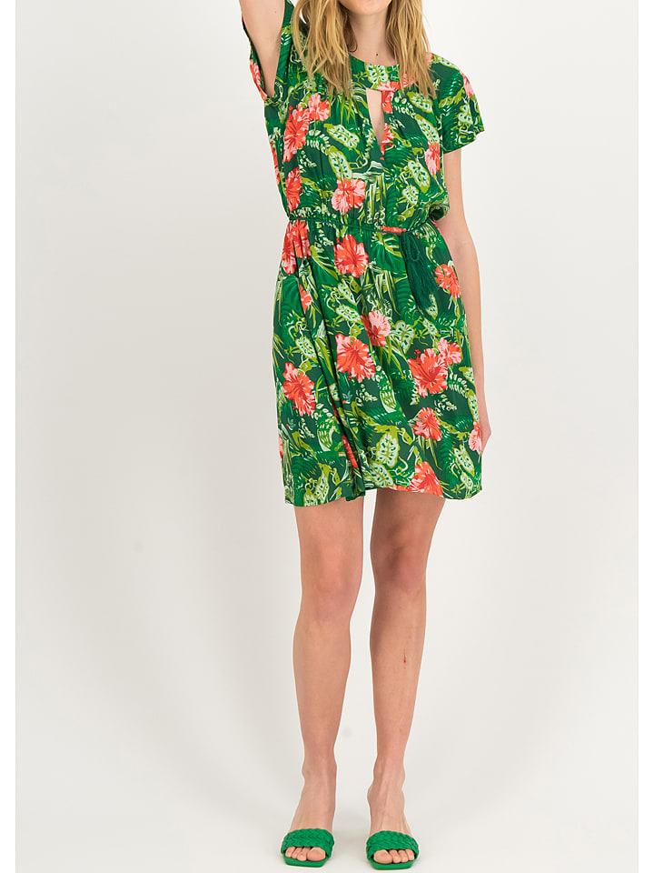 Blutsgeschwister Sukienka "Tanz mit mir" w kolorze zielonym rozmiar: XL