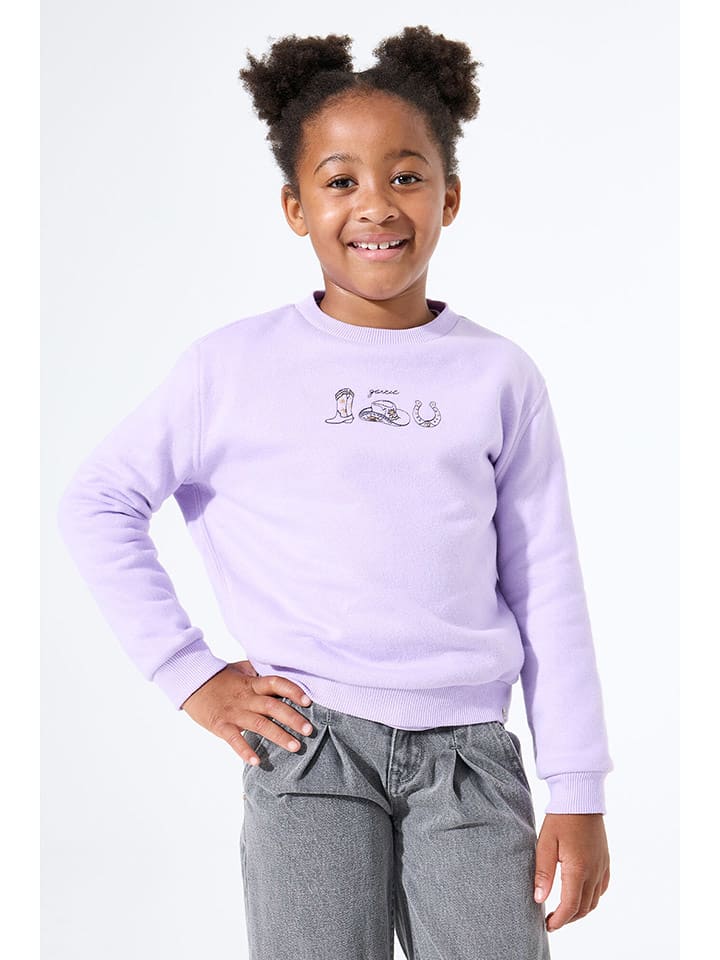 Garcia Bluza w kolorze fioletowym rozmiar: 104/110