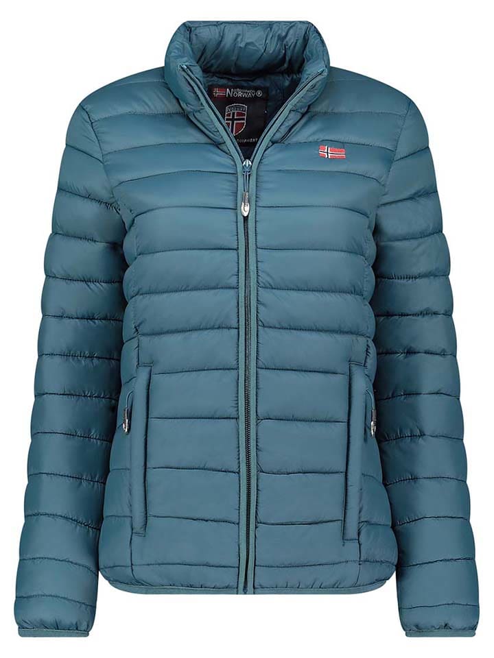 Geographical Norway Kurtka pikowana "Atika" w kolorze morskim rozmiar: XXL