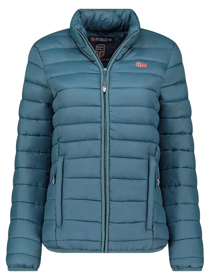 Geographical Norway Kurtka pikowana "Atika" w kolorze morskim rozmiar: XXL