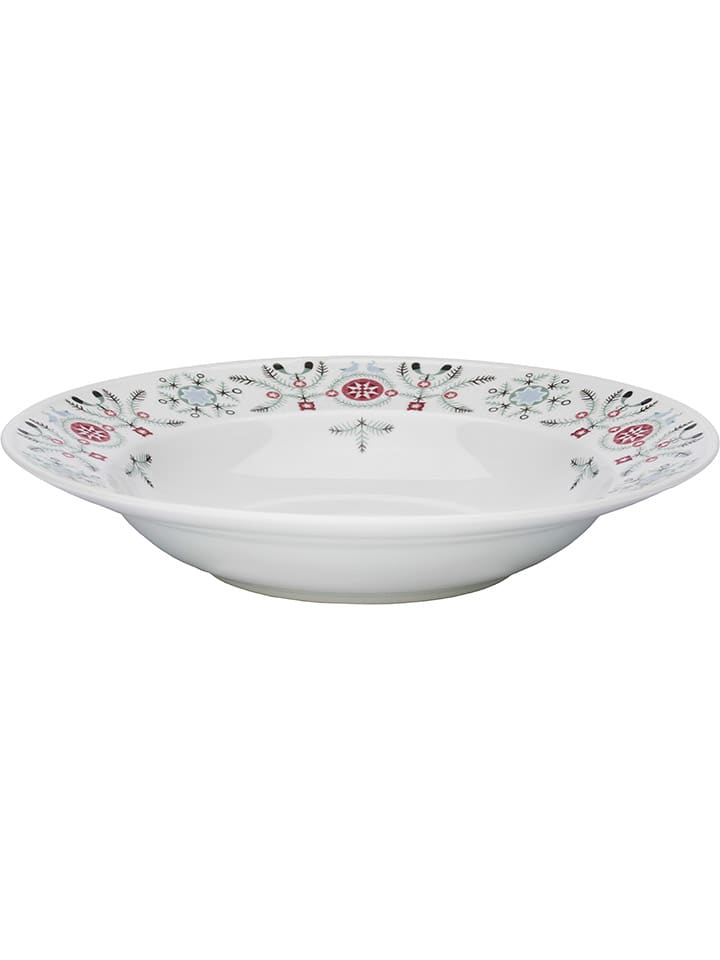 Rörstrand Talerz głęboki "Winter" w kolorze białym ze wzorem - Ø 25 cm rozmiar: onesize