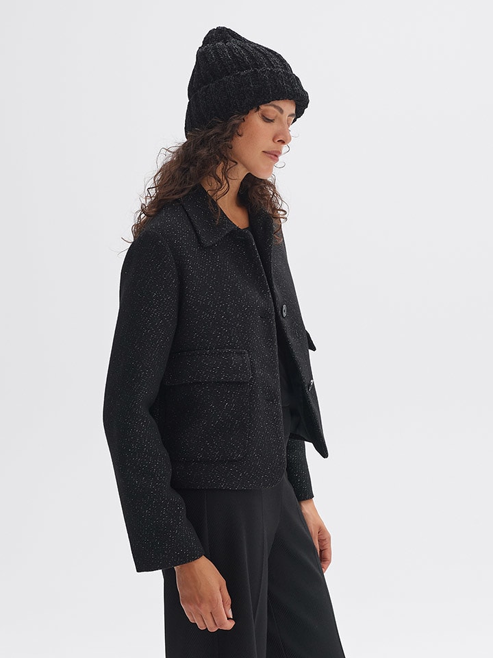 OPUS Czapka beanie w kolorze czarnym rozmiar: onesize