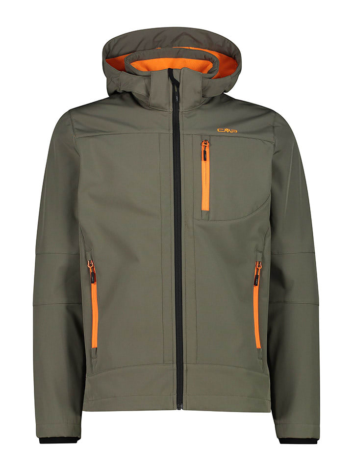 CMP Kurtka softshellowa w kolorze oliwkowo-pomarańczowym rozmiar: 60