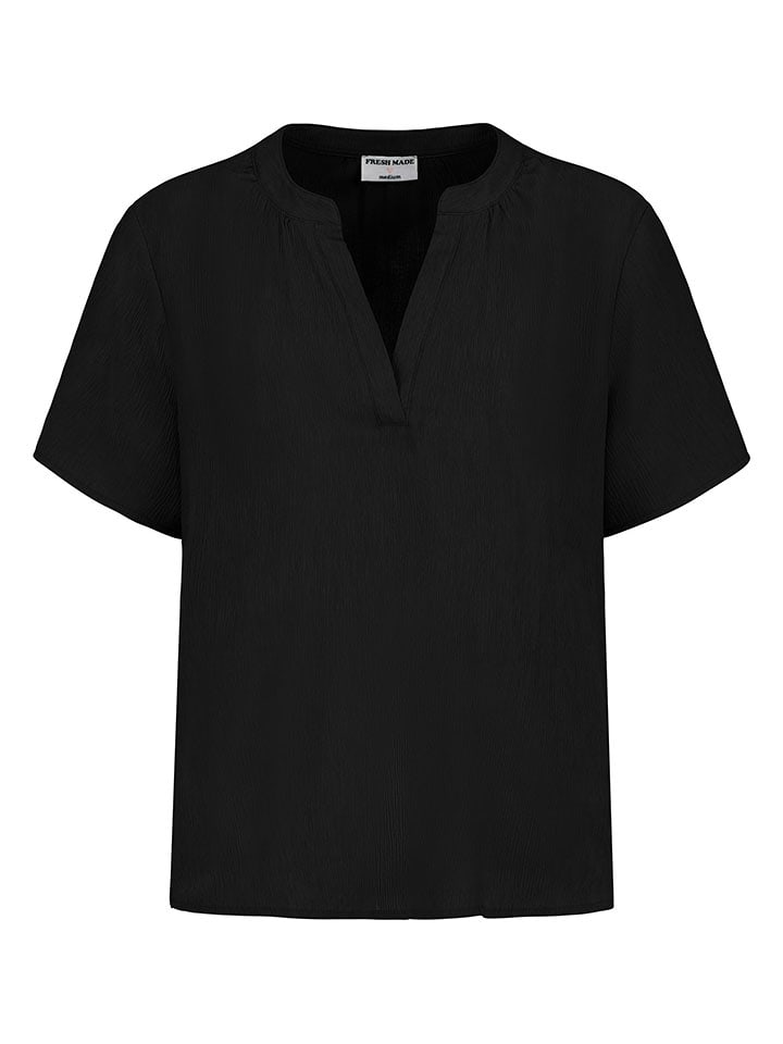 Fresh Made Bluzka w kolorze czarnym rozmiar: S