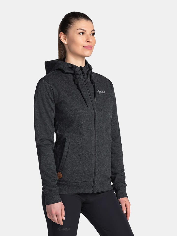 Kilpi Bluza "Bery" w kolorze antracytowym rozmiar: 40