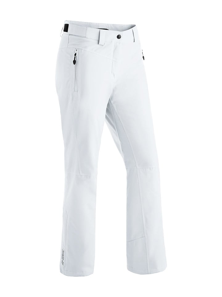 Maier Sports Spodnie narciarskie "Ronka 2.1" w kolorze białym rozmiar: 36