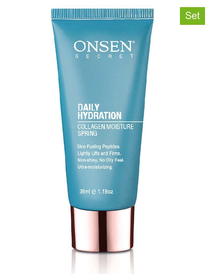 Onsen Kremy nawilżające (2 szt.) "Daily Hydration" - po 35 ml rozmiar: onesize