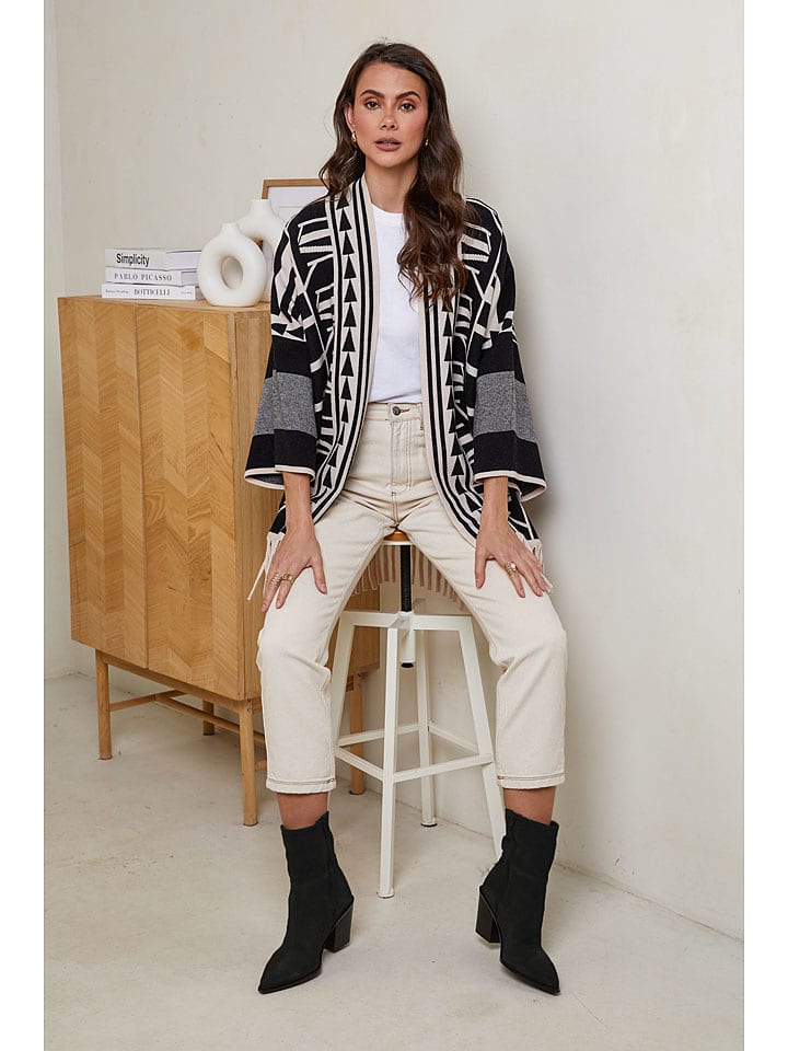 Soft Cashmere Kardigan w kolorze czarnym rozmiar: 38/40