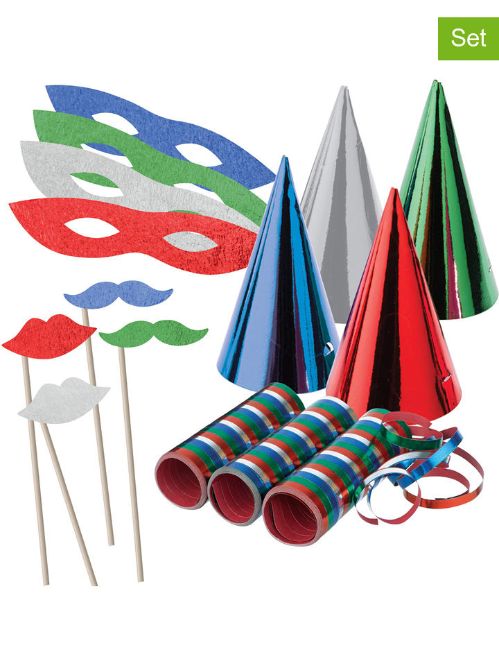 amscan 20-częściowy zestaw imprezowy ze wzorem rozmiar: onesize