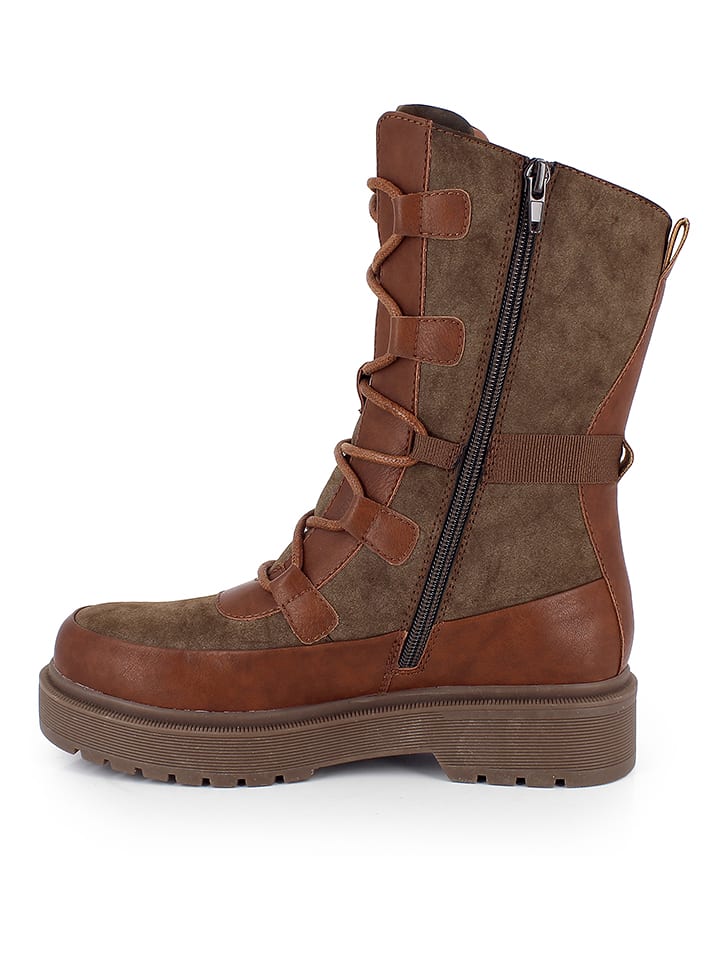 Kimberfeel Kozaki zimowe "Shelly" w kolorze brązowym rozmiar: 37