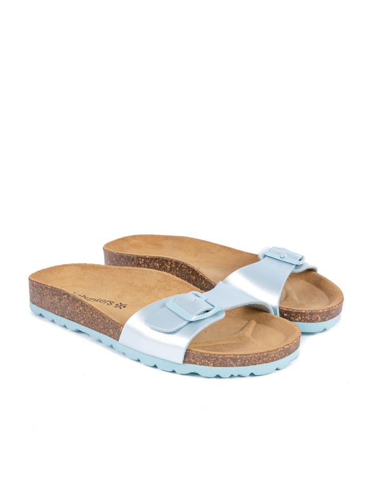 BABUNKERS Family Klapki w kolorze błękitnym rozmiar: 40