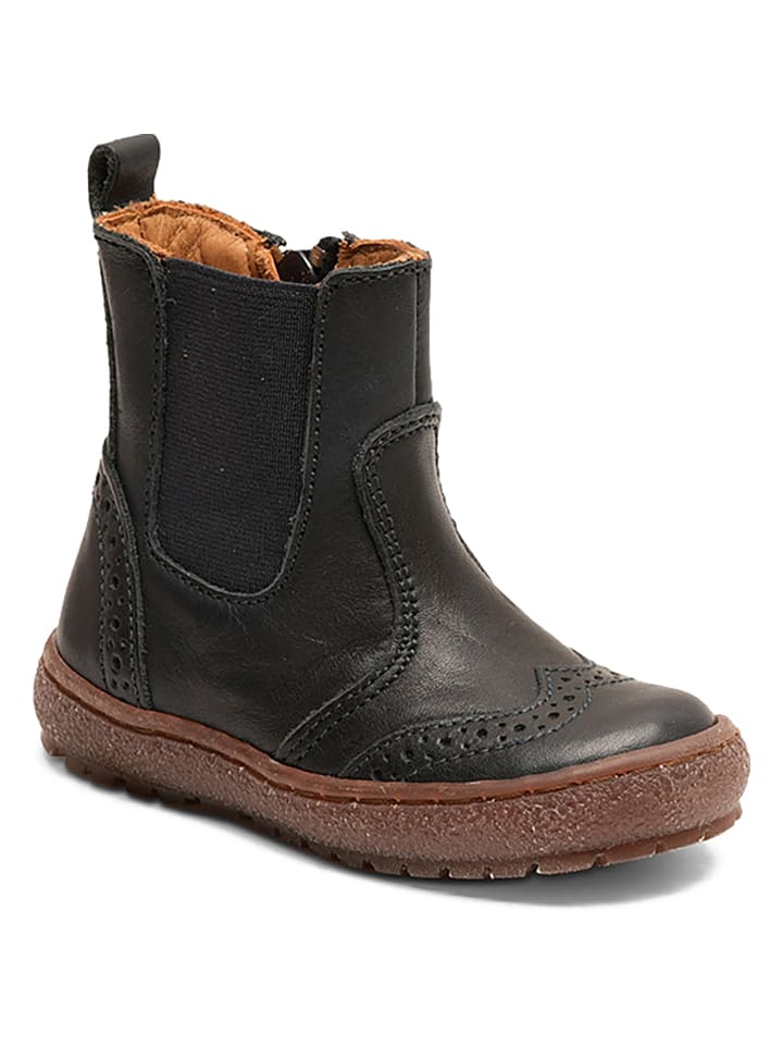 bisgaard Skórzane botki w kolorze granatowym rozmiar: 28