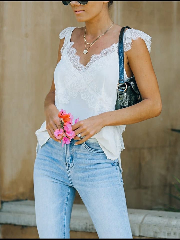 Milan Kiss Top w kolorze białym rozmiar: S