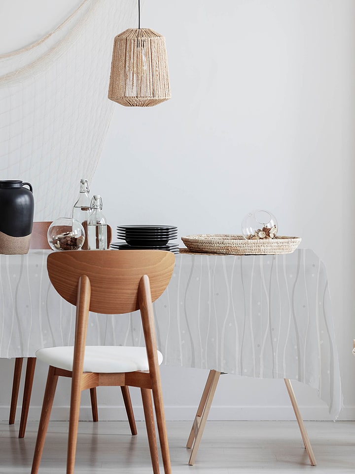 Calitex Obrus "Fizzy" w kolorze jasnoszarym rozmiar: 150x250 cm