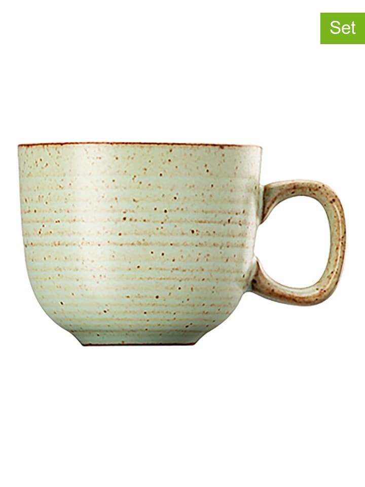 Thomas Filiżanki (6 szt.) "Thomas Clay" w kolorze zielonym do espresso - Ø 6,8 cm rozmiar: onesize