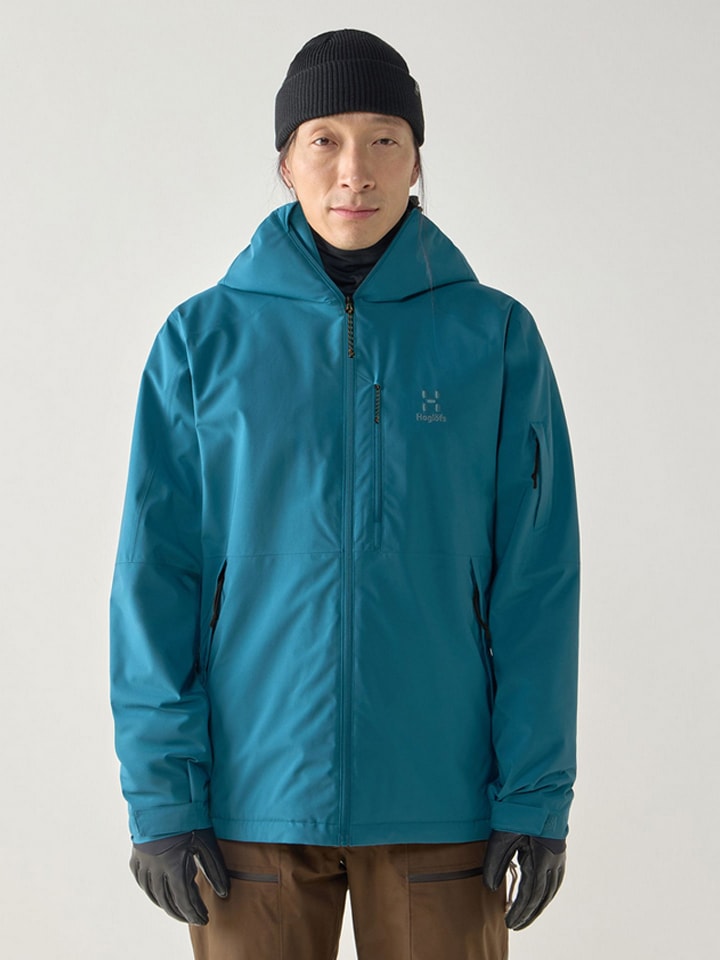 Haglöfs Kurtka narciarska "Gondol Insulated" w kolorze morskim rozmiar: L