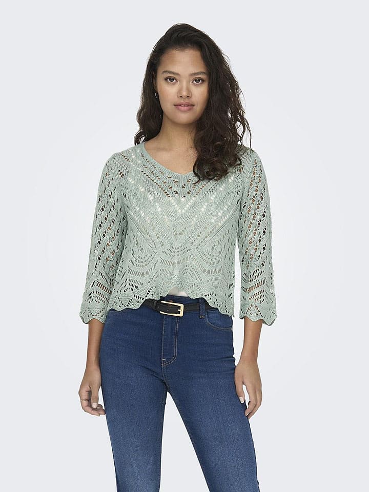 JDY Sweter w kolorze miętowym rozmiar: M