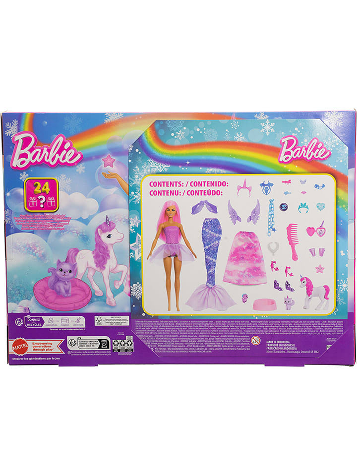 Mattel Kalendarz adwentowy "Barbie Winter Fairytale" - 3+ rozmiar: onesize