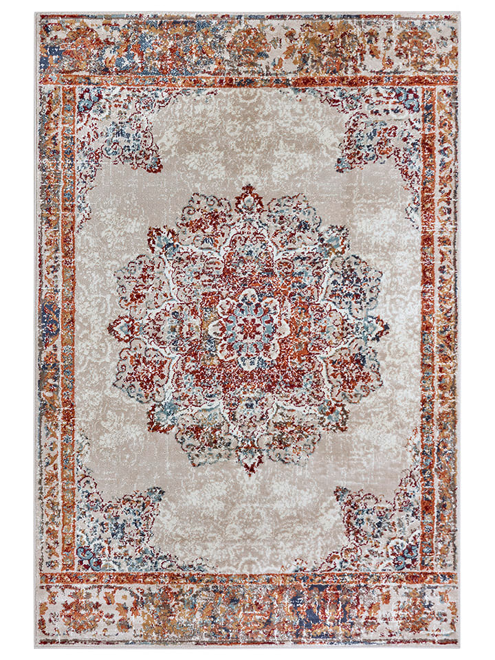 Hanse Home Dywan "Maderno Luxor" w kolorze czerwono-kremowym rozmiar: 80x120 cm