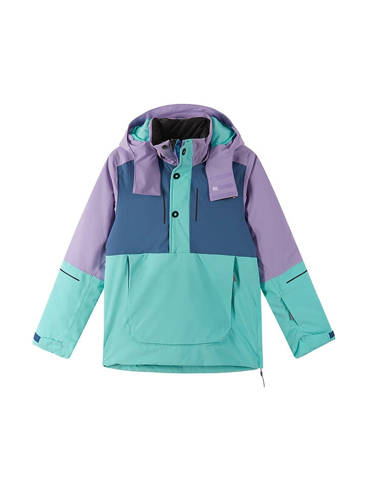 Reima Kurtka zimowa "Arantila" w kolorze fioletowo-turkusowo-niebieskim rozmiar: 152