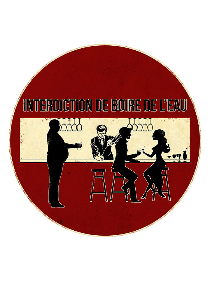 Anticline Dekoracja w kolorze czerwonym - Ø 40 cm rozmiar: onesize