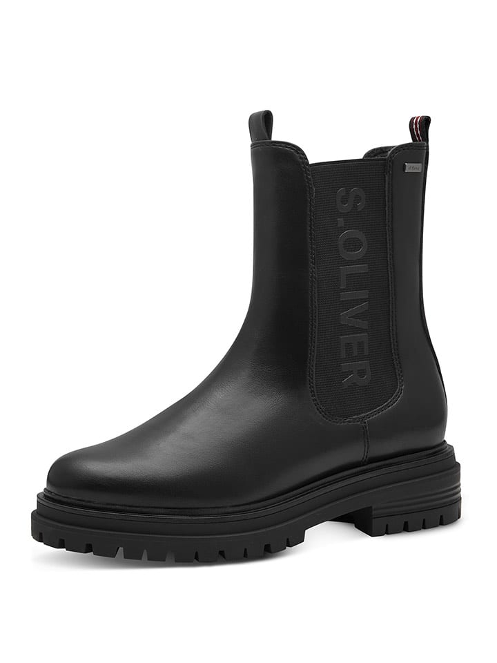 s.Oliver Botki w kolorze czarnym rozmiar: 41