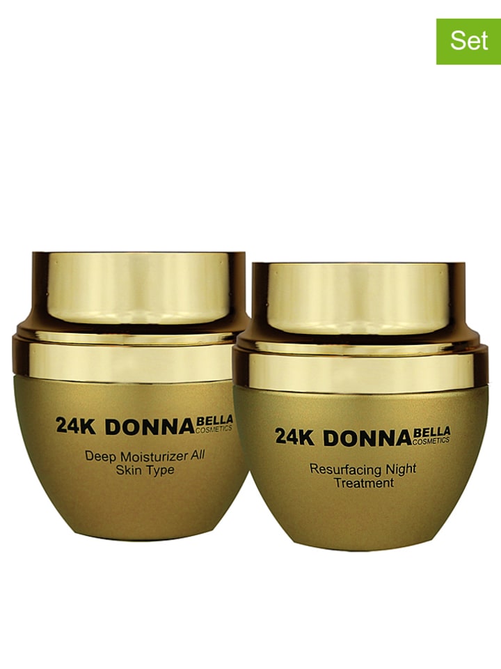 Donna Bella 2-częściowy zestaw "Moisturizer/ Resurfacing Night" do pielęgnacji twarzy rozmiar: onesize