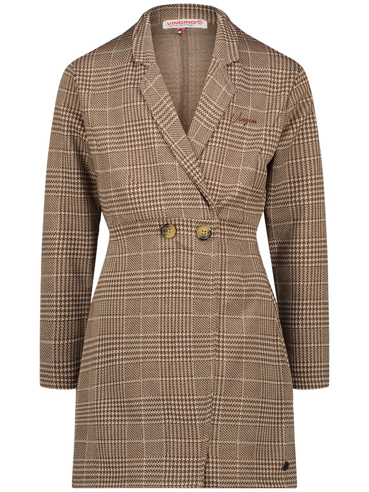 Vingino Sukienka "Panieka" w kolorze brązowym rozmiar: 128