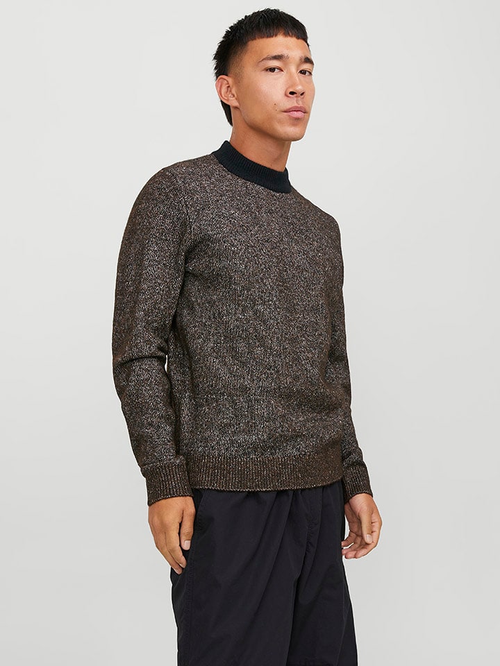 Jack & Jones Sweter w kolorze brązowym rozmiar: XL