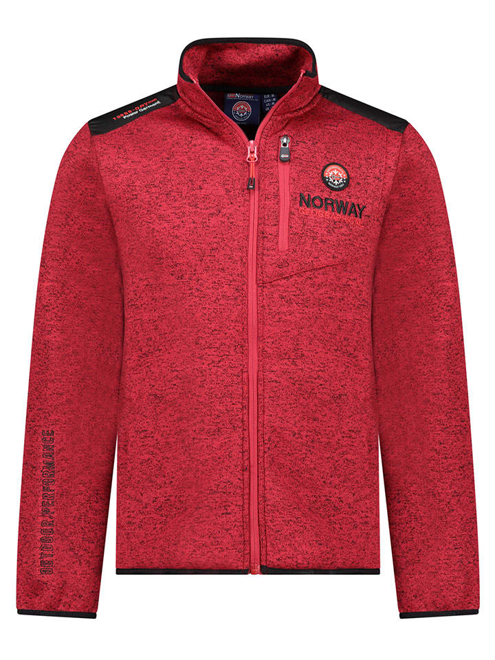 Geographical Norway Kurtka polarowa "Tavid" w kolorze czerwonym rozmiar: S