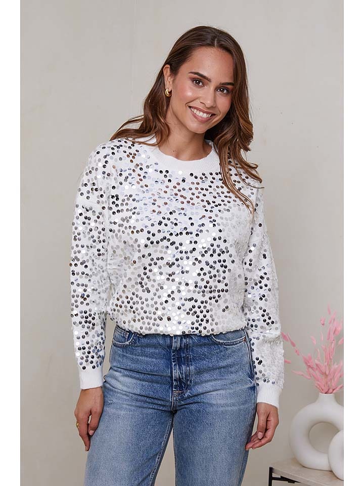 Soft Cashmere Sweter w kolorze białym rozmiar: 38/40