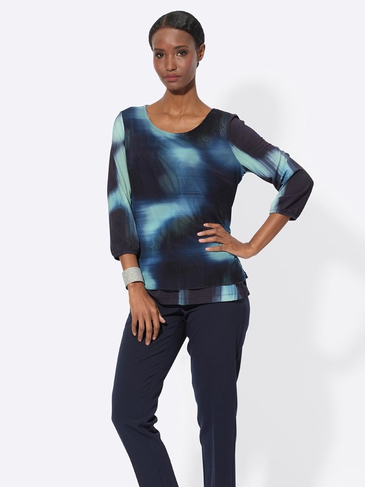 WITT WEIDEN Bluzka w kolorze granatowym rozmiar: 38