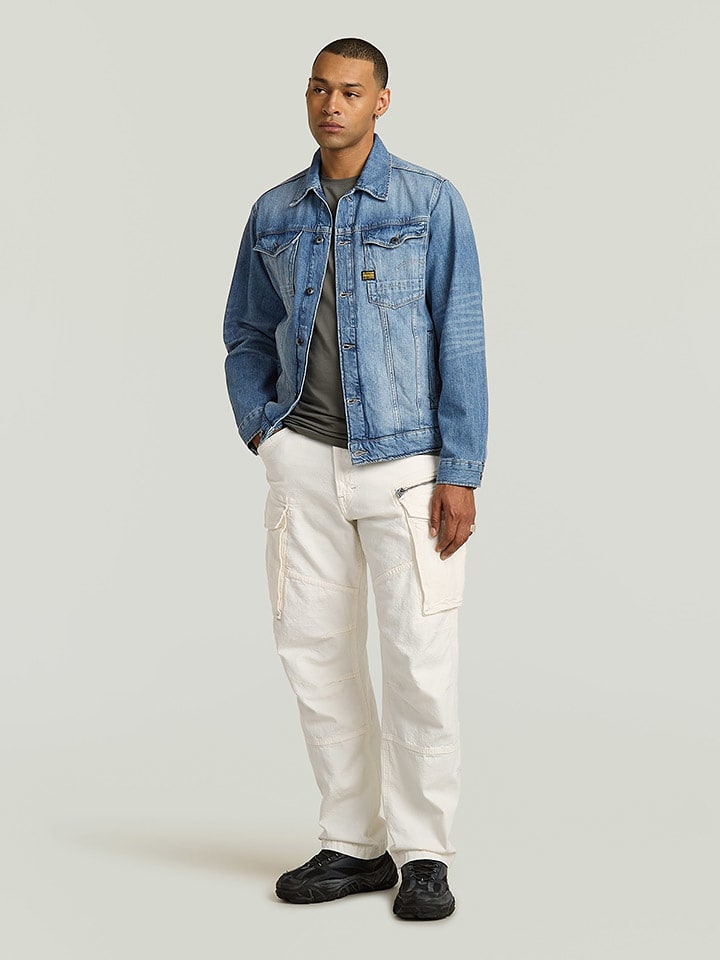 G-Star Kurtka dżinsowa "Arc 3D" w kolorze błękitnym rozmiar: L