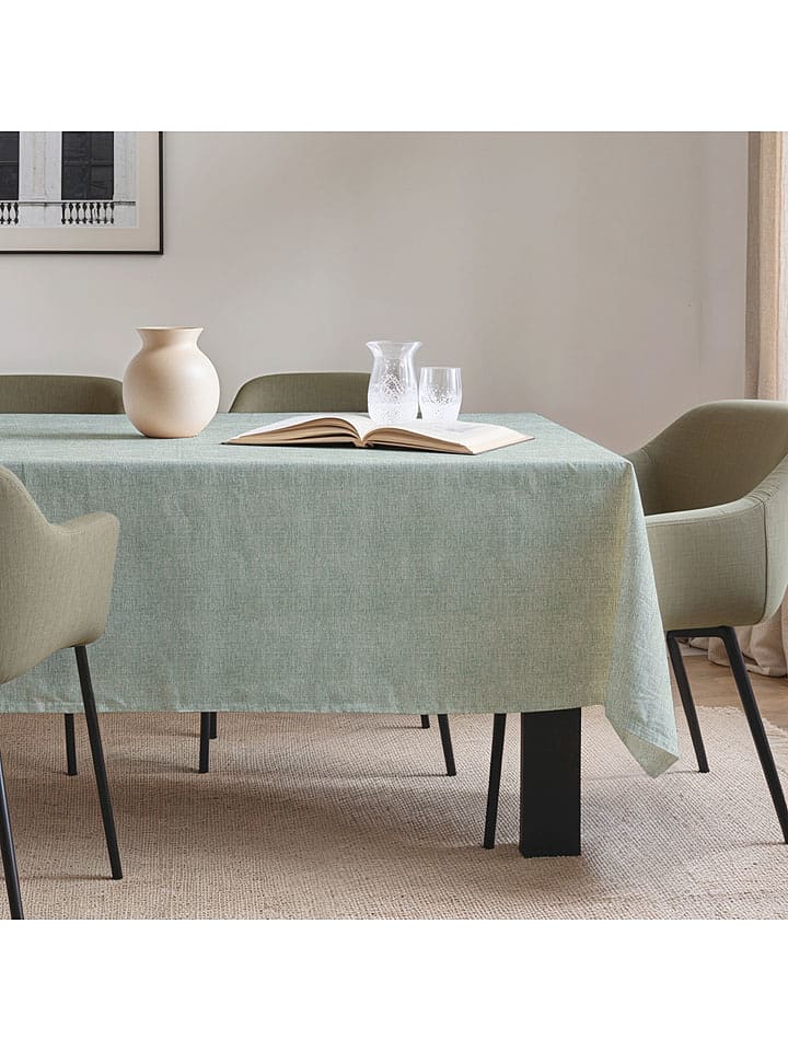 Mint Rugs Obrus "Smooth Indra" w kolorze miętowym rozmiar: 140x300 cm