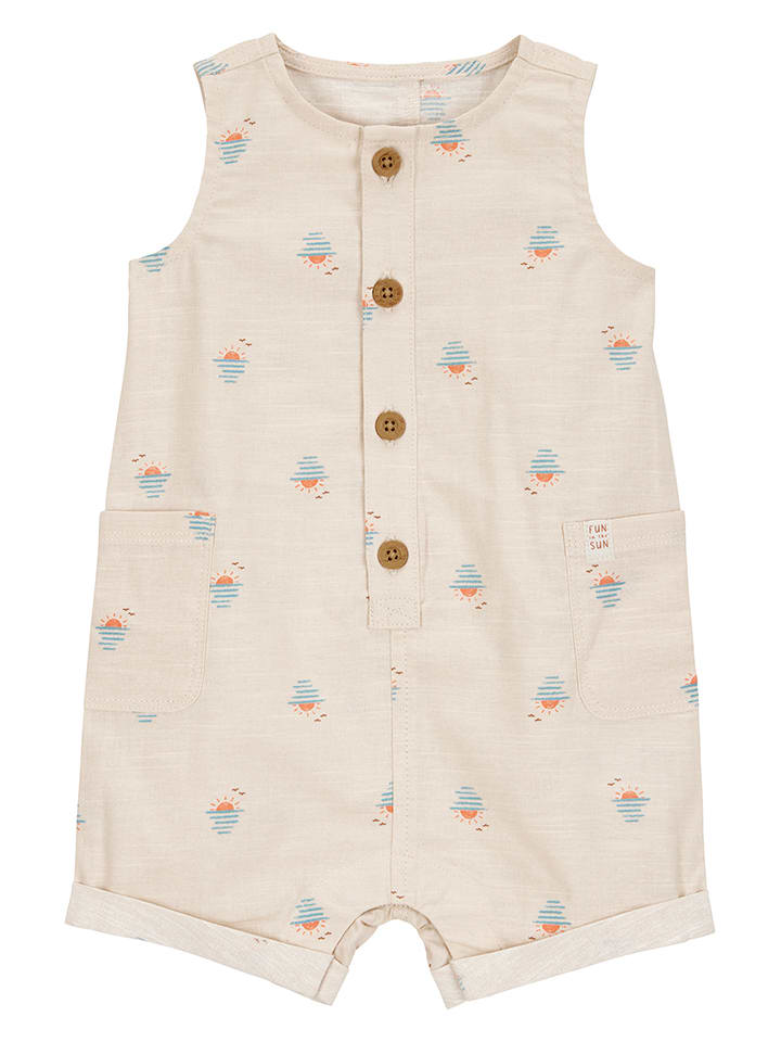 carter's Rampers w kolorze beżowym rozmiar: 74