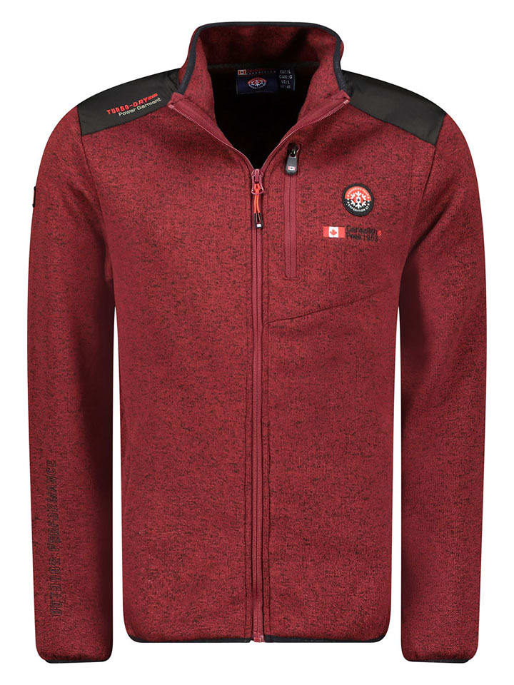 Canadian Peak Kurtka polarowa w kolorze czerwonym rozmiar: S