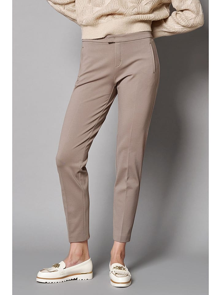 Rosner Spodnie w kolorze szarobrązowym rozmiar: 46/L30