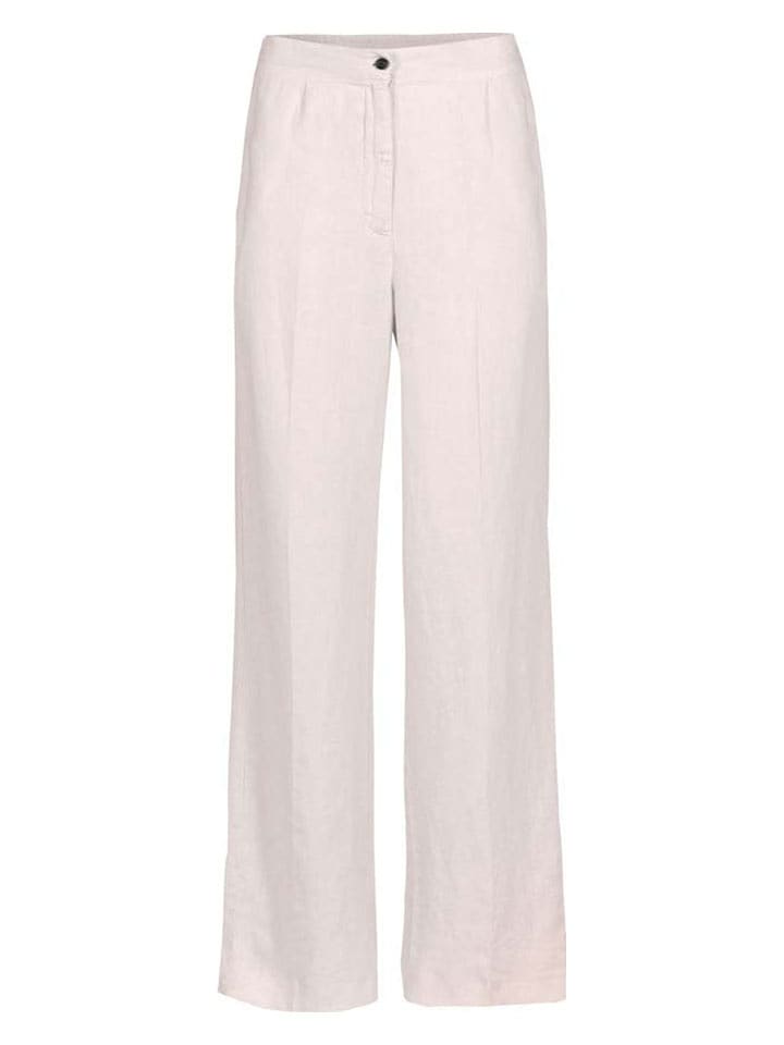 Herrlicher Lniane spodnie w kolorze beżowym rozmiar: L