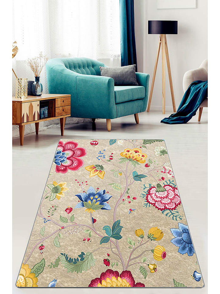 Mioli Dywan w kolorze beżowym ze wzorem rozmiar: 80x200 cm