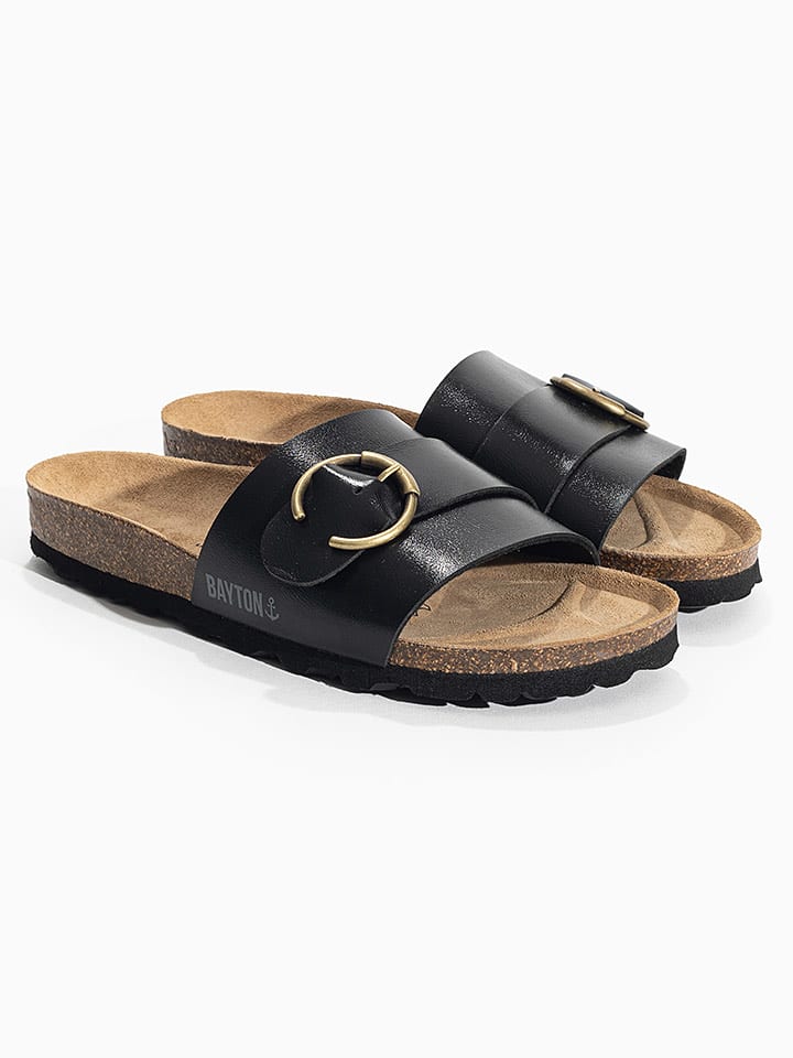 BAYTON Klapki "Orense" w kolorze czarnym rozmiar: 36