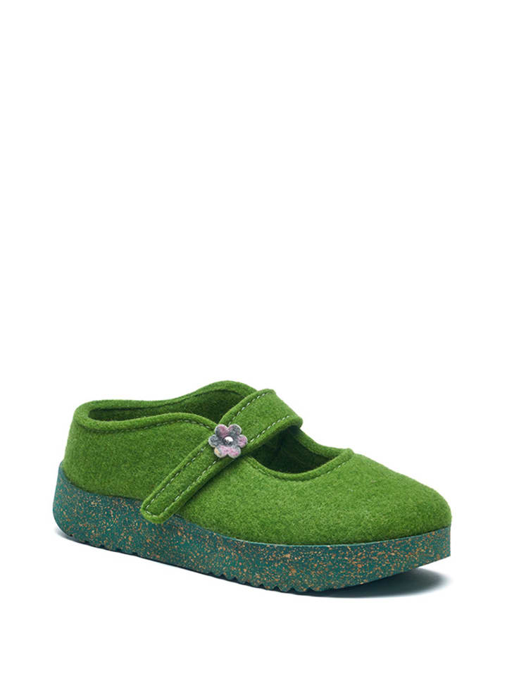 Comfortfusse Kapcie w kolorze zielonym rozmiar: 39