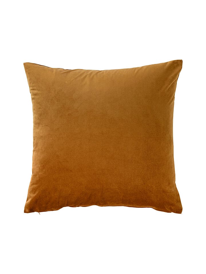 Ellos Home Poszewka "Nora" w kolorze musztardowym na poduszkę rozmiar: 50x50 cm