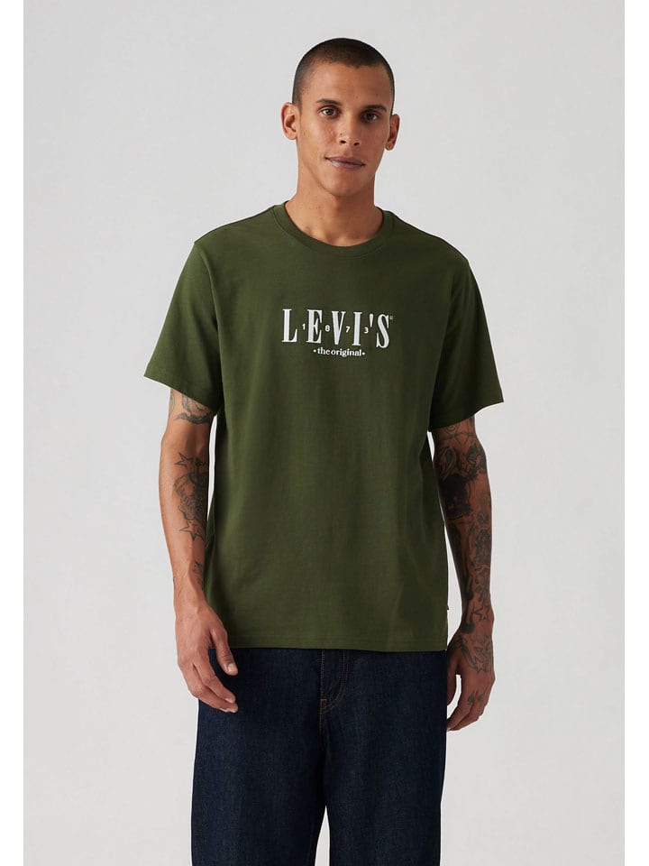 Levi's Koszulka w kolorze khaki rozmiar: L