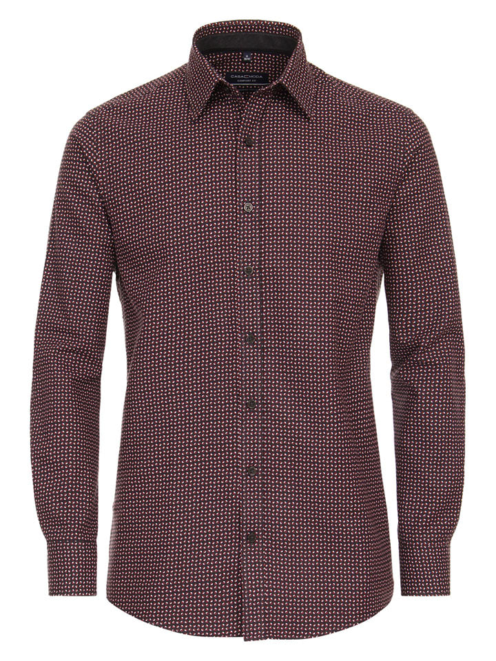 CASAMODA Koszula - Comfort fit - w kolorze bordowym rozmiar: XL