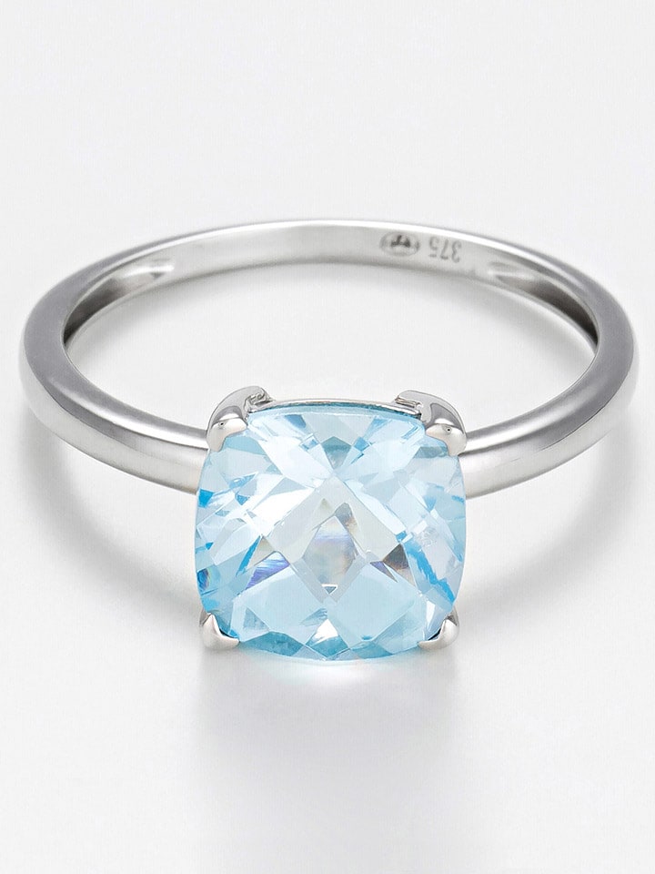 DIAMANTA Złoty pierścionek "Topaze Unique" z topazem rozmiar: 51